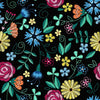 Diamond painting - Geborduurde Bloemen