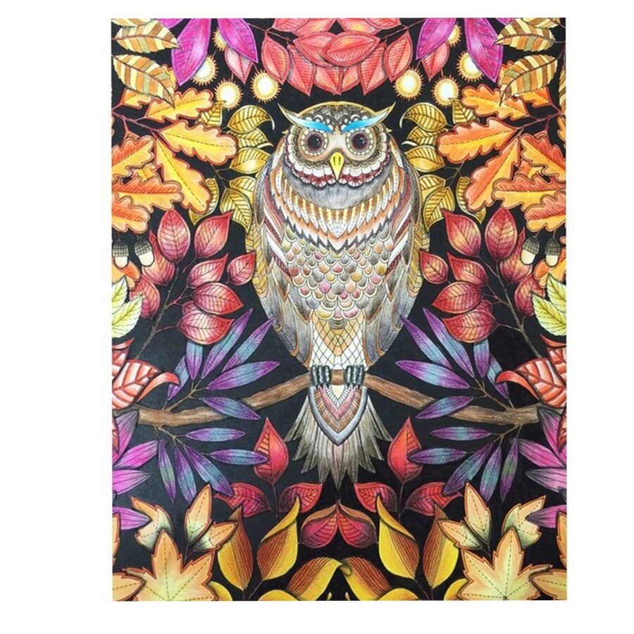 Diamond painting - Uil Getekend