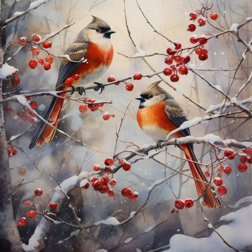 Wintervogels