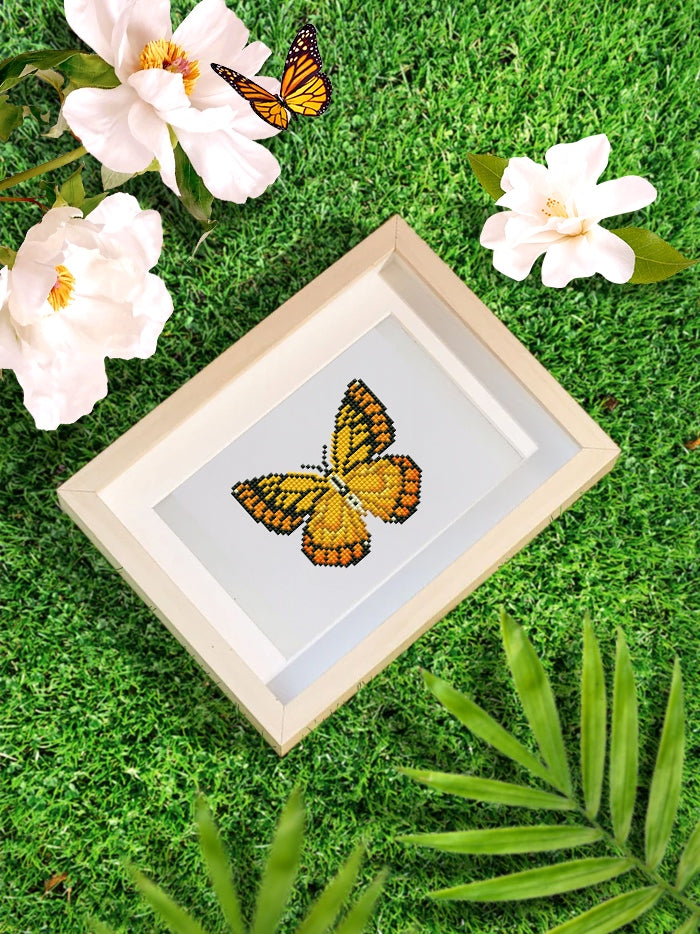 12 Mini Diamond Paintings - Vlinder Set