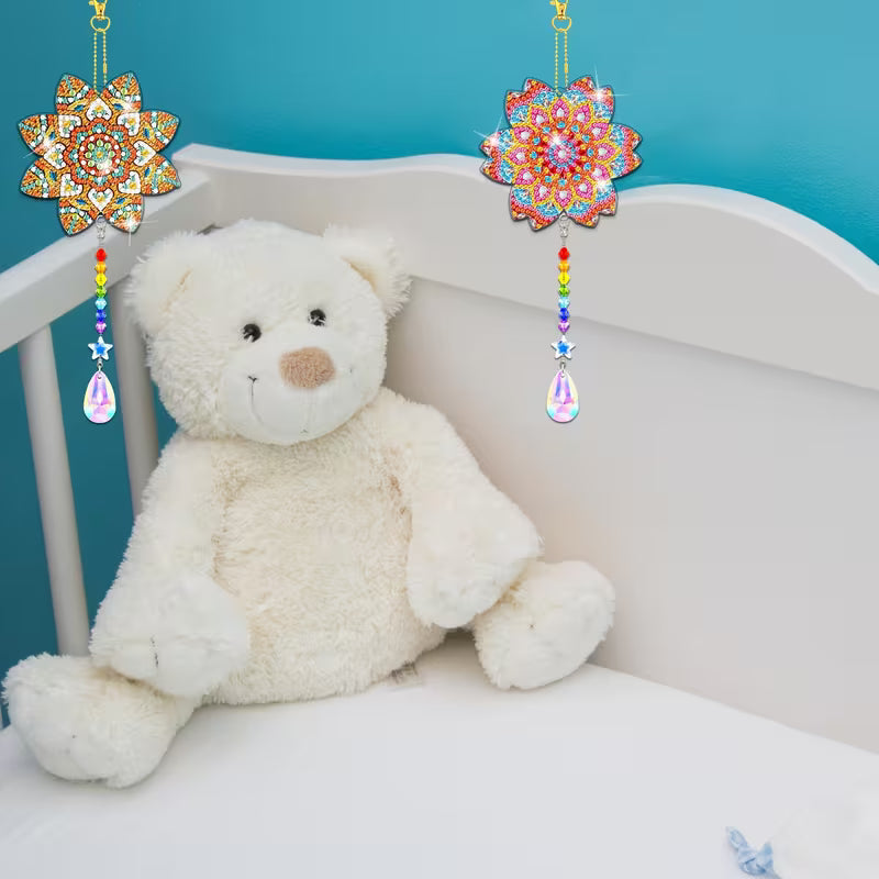 Diamond Painting Windgong set van 3 | Mandala's