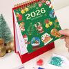 2026 Diamond Painting Bureaukalender - Kerst Editie