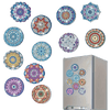 Diamond Painting Magneten - Set van 12 mandala's