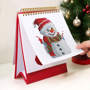 2026 Diamond Painting Bureaukalender - Kerst Editie