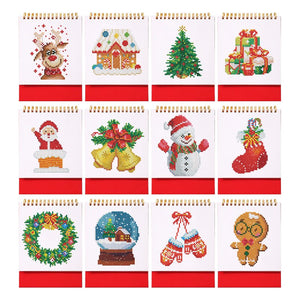 2026 Diamond Painting Bureaukalender - Kerst Editie