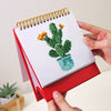 2026 Diamond Painting Bureaukalender - Planten Editie