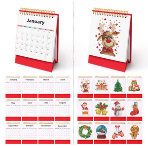 2026 Diamond Painting Bureaukalender - Kerst Editie