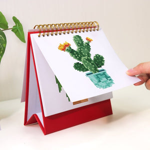 2026 Diamond Painting Bureaukalender - Planten Editie