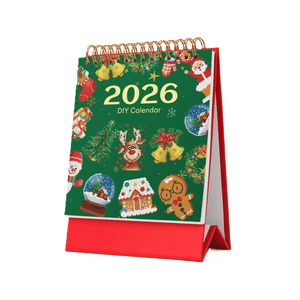 2026 Diamond Painting Bureaukalender - Kerst Editie