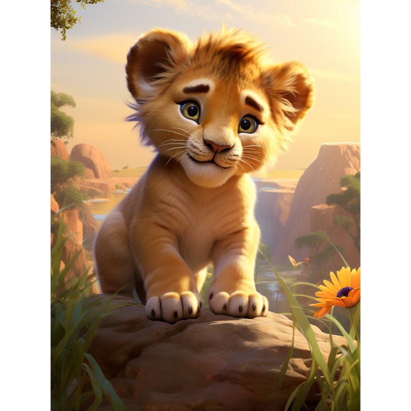 Baby leeuw