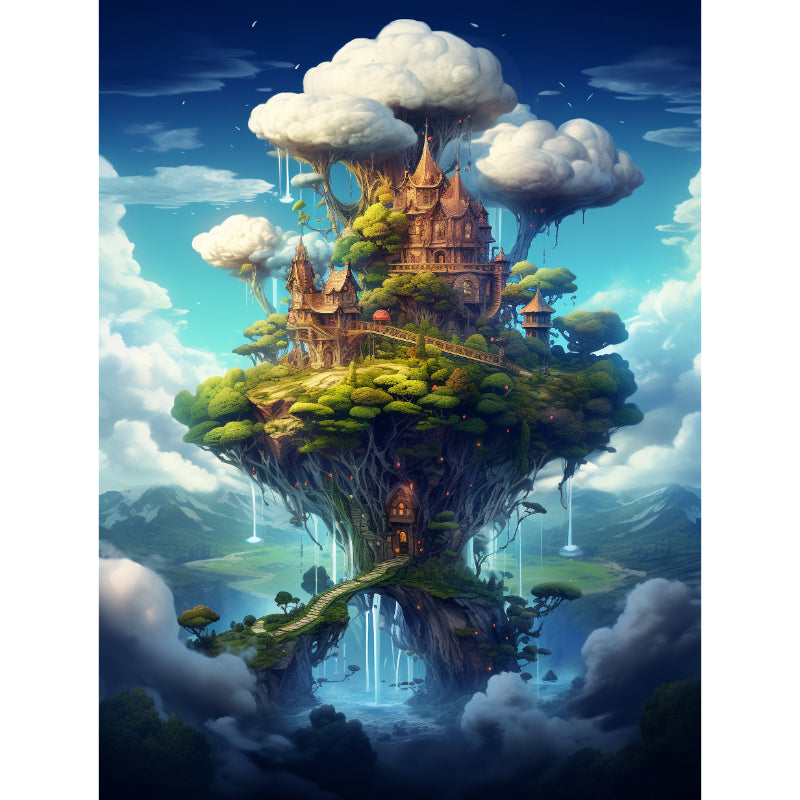 Fantasiehuis - landschap