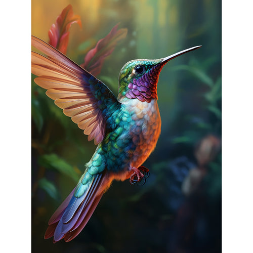 Gekleurde Kolibrie