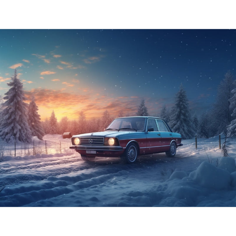 Auto in de winter