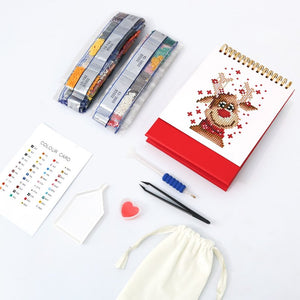 2026 Diamond Painting Bureaukalender - Kerst Editie