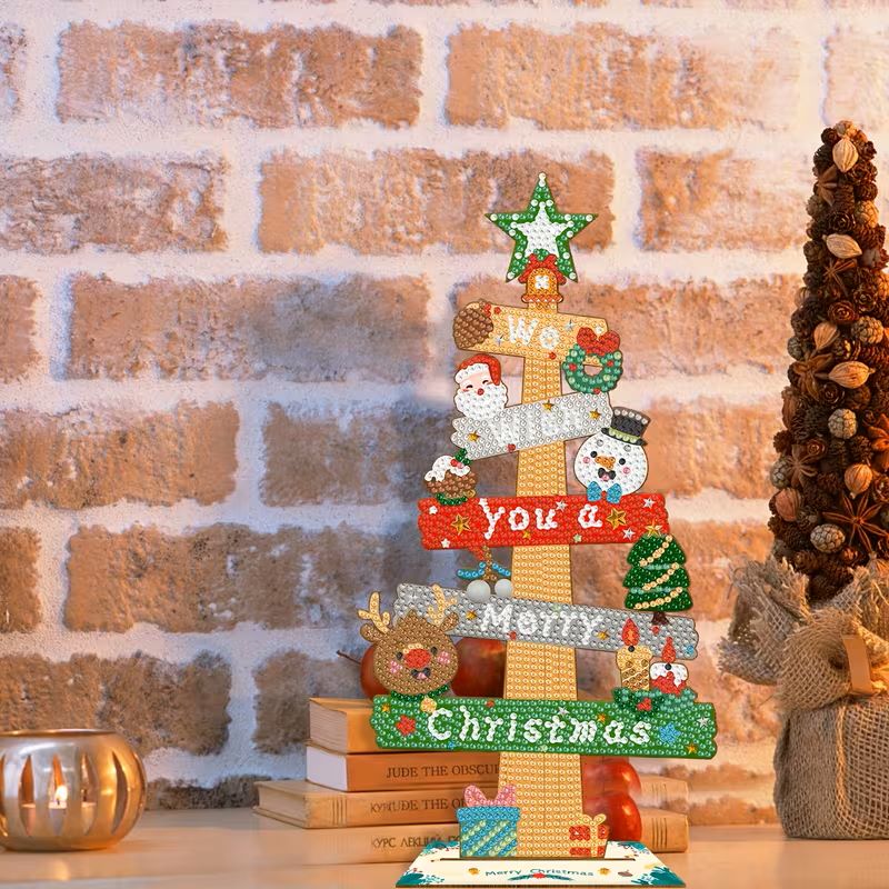 Diamond Painting Ornament - Merry Christmas