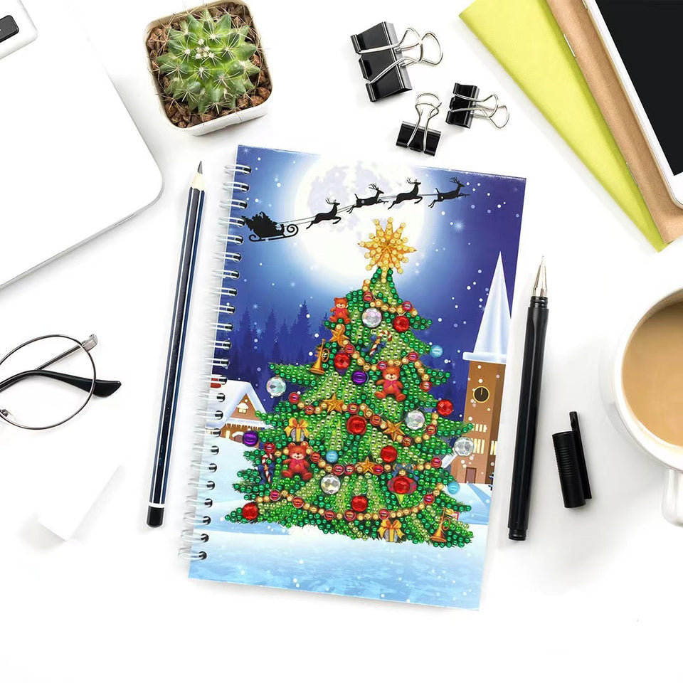 Kerst Notitieboek Kerstboom Ster