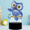 Diamond Painting 3D Lampje - Uil