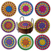 Mandala Onderzetters | 8 Stuks
