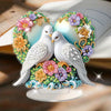 Diamond Painting Ornament - Witte Duiven
