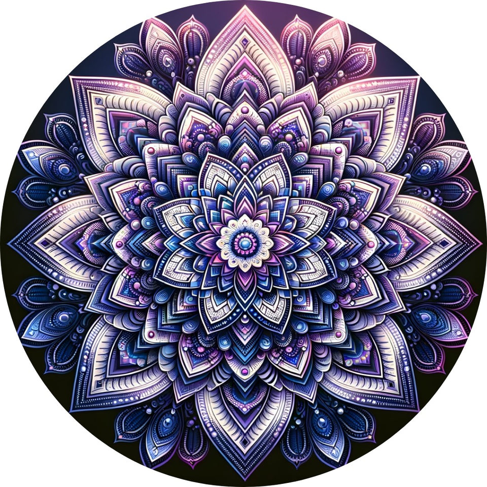 Ronde Canvas - Prachtige Mandala