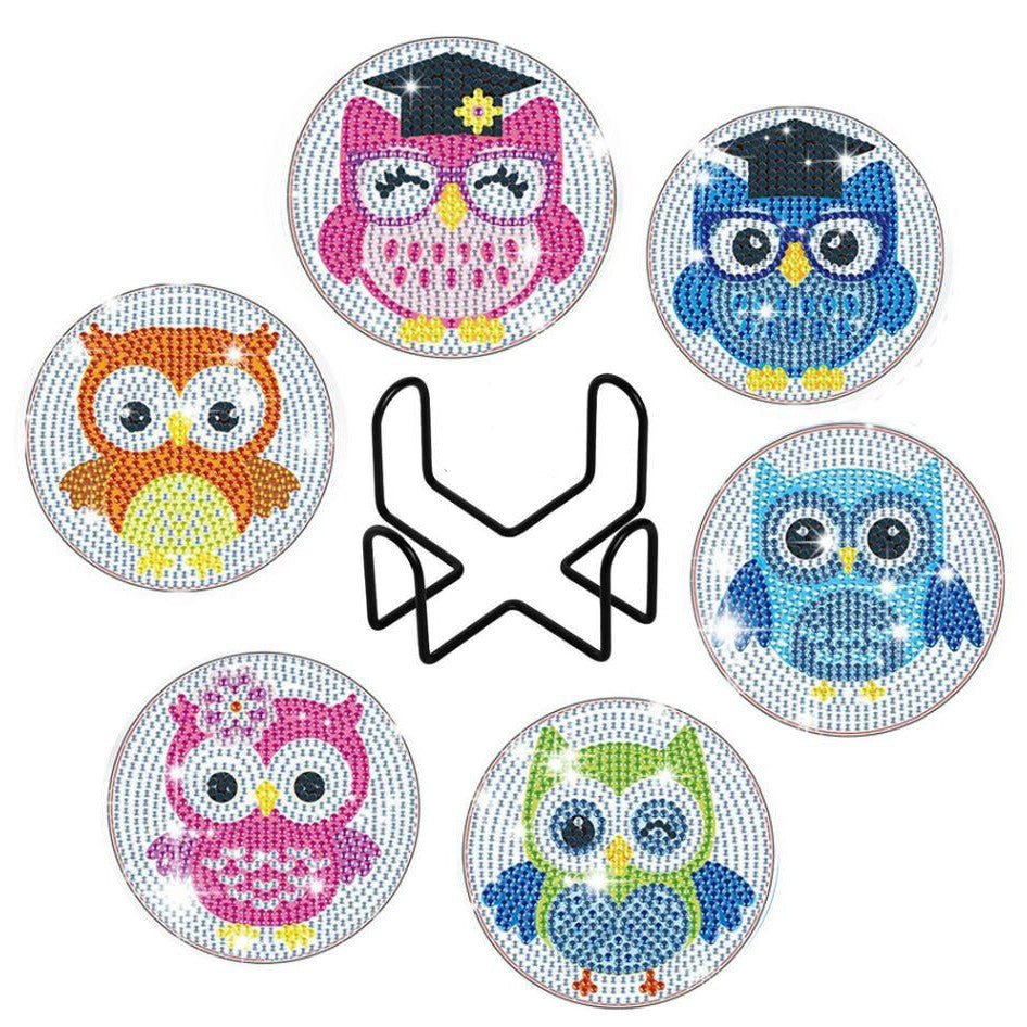 Uil Onderzetters | 6 Stuks