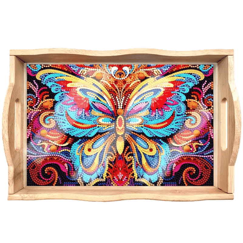 Diamond Painting Dienblad - Vlinder