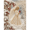 Winter Engel - Premium Parel Diamond Painting - Diamond Painting
