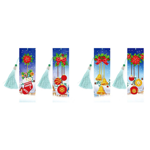 Boekenleggers Kerst | 4 stuks
