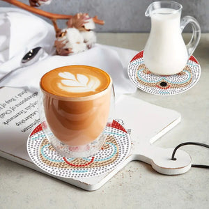 Diamond Painting Kerst Onderzetters | 4 Stuks