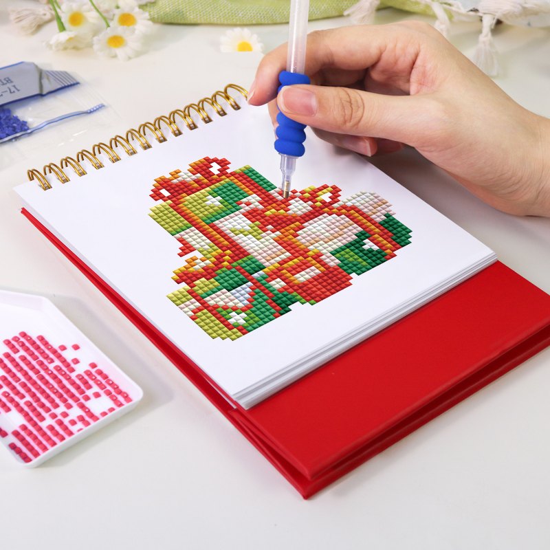 2026 Diamond Painting Bureaukalender - Kerst Editie