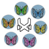 Vlinder Onderzetters | 6 Stuks