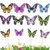 Diamond Painting Plantstekers – Set van 8 Vlinders
