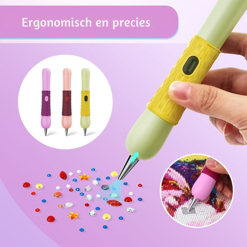 Elektrische Diamond Painting Pen – Extra Stil & Ergonomisch