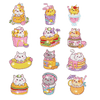Diamond Painting Stickers - Set van 12 Katjes