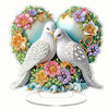 Diamond Painting Ornament - Witte Duiven-Diamond Painting