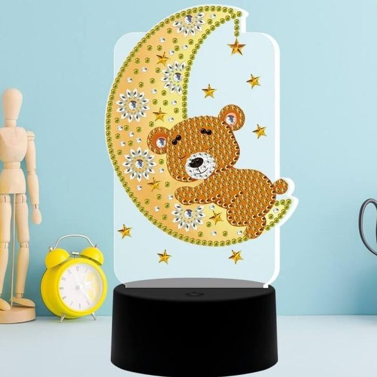 Diamond Painting 3D Lampje - Beer