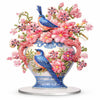 Diamond Painting Ornament - Vogels in Bloemenvaas