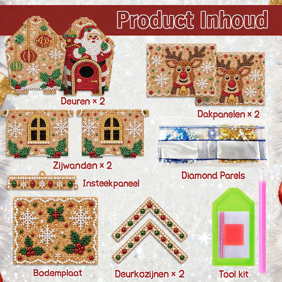 Diamond Painting Kersthuis – Geboorte van Jezus