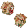 Diamond Painting Kersthuis – Rendier & Kerstman