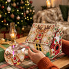 Diamond Painting Kersthuis – Rendier & Kerstman