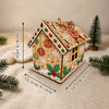 Diamond Painting Kersthuis – Rendier & Kerstman