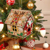 Diamond Painting Kersthuis – Rendier & Kerstman
