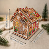 Diamond Painting Kersthuis – De slee van de Kerstman