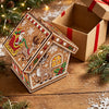 Diamond Painting Kersthuis – De slee van de Kerstman