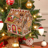 Diamond Painting Kersthuis – De slee van de Kerstman