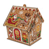 Diamond Painting Kersthuis – De slee van de Kerstman