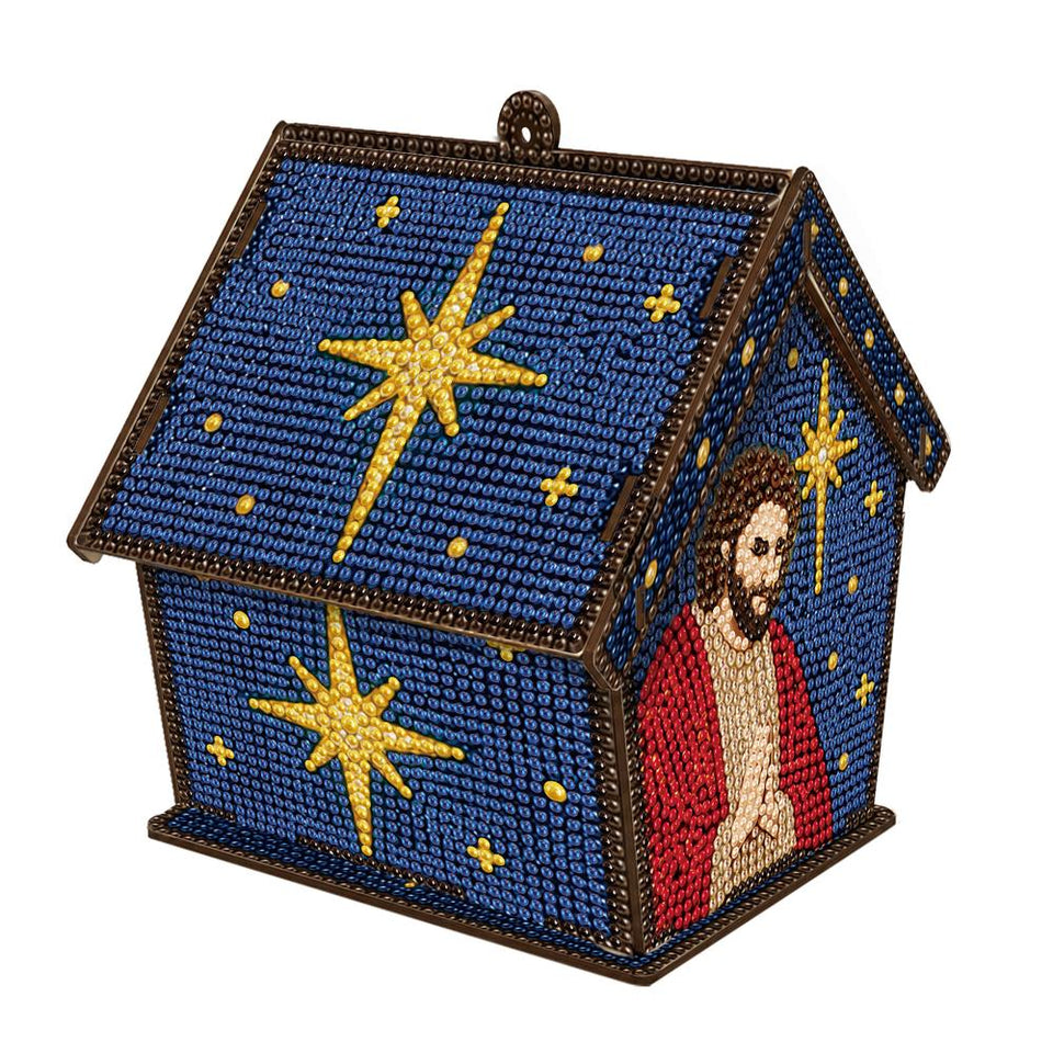 Diamond Painting Kersthuis – Geboorte van Jezus