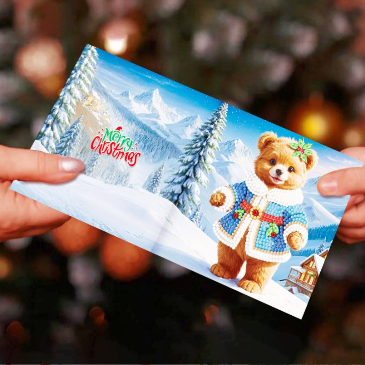 12 Kerstkaarten - Kerstmagie set