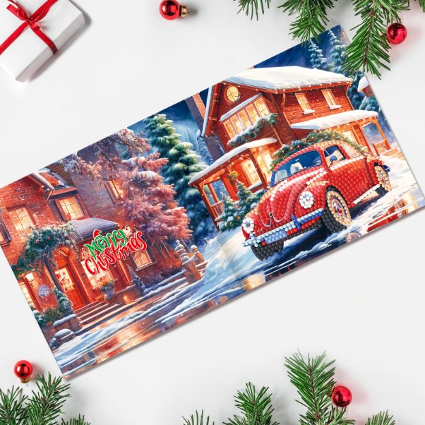 12 Kerstkaarten - Kerstmagie set