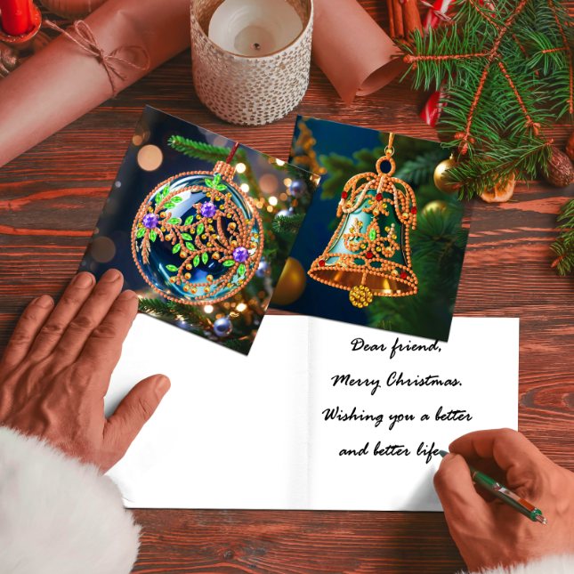 12 Kerstkaarten - Wintervrienden set